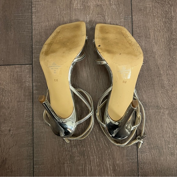 Calvin Klein women’s Tegin Strappy dress high heel sandals - Picture 4 of 9